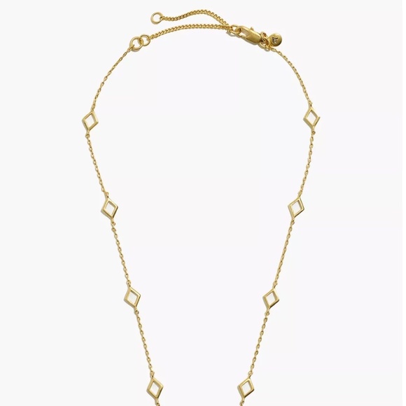 Madewell Glass Inlaid Diamond Necklace